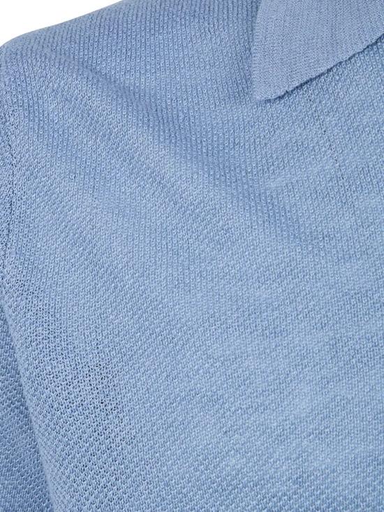 26SS 누어 폴로 티셔츠 261MYA20124 15 SKY BLUE - NUUR