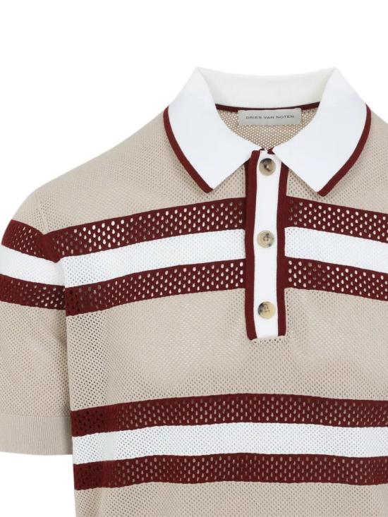 26SS 드리스 반 노튼 폴로 티셔츠 261 021218 3701 103 BEIGE - DRIES VAN NOTEN