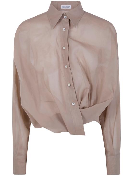 26SS 브루넬로 쿠치넬리 셔츠 M0F91MX616 C8690 COFFEE CREAM - BRUNELLO CUCINELLI