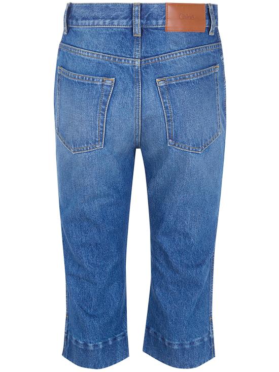 26SS 끌로에 데님 숏팬츠 CH26SDS03257 4A1 FADED INDIGO - CHLOE