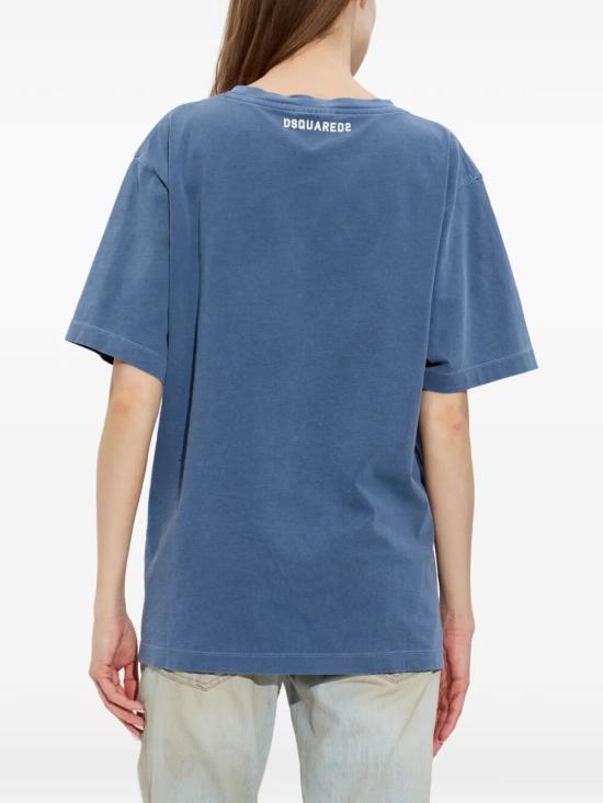 26SS 디스퀘어드2 반팔 티셔츠 S75GD0519 D20108 470 BLUE - DSQUARED2