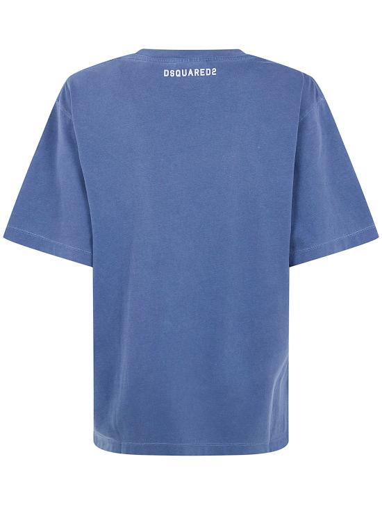 26SS 디스퀘어드2 반팔 티셔츠 S75GD0519 D20108 470 BLUE - DSQUARED2