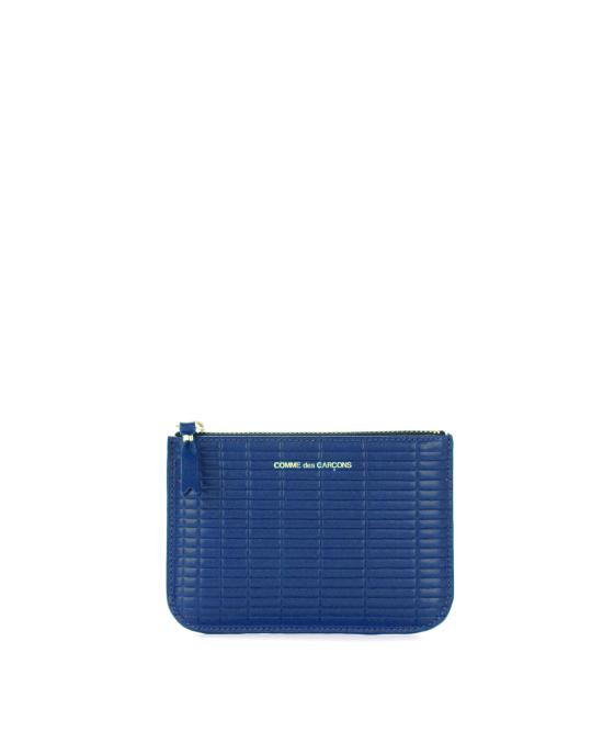 26SS 꼼데가르송 클래식 레더 라인 파우치 SA8100BK blu BLU NAVY