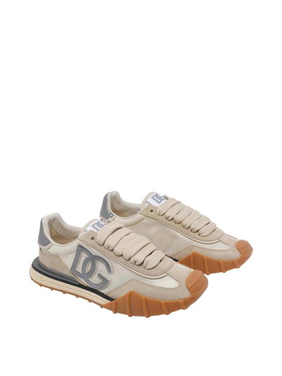 26SS 돌체앤가바나 DG 애슬레틱 패브릭 스니커즈 CS2384AZ7168R167 Beige - DOLCE & GABBANA