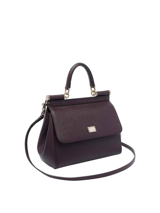 26SS 돌체앤가바나 미디움 시실리 핸드백 BB6003B10018M073 Brown - DOLCE & GABBANA
