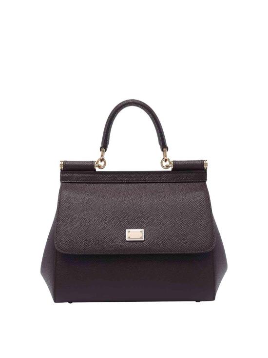 26SS 돌체앤가바나 미디움 시실리 핸드백 BB6003B10018M073 Brown