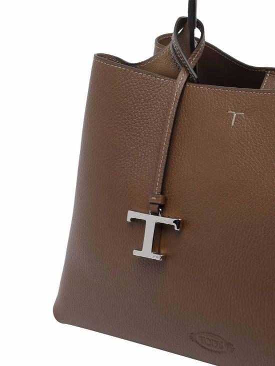 26SS 토즈 스몰 토트백 XBWAPAJ0300QRI4L64 Brown - TODS