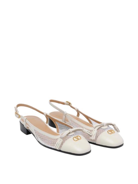 26SS 발렌티노 가라바니 플랫 슈즈 S0MH0PDYC2U White - VALENTINO GARAVANI