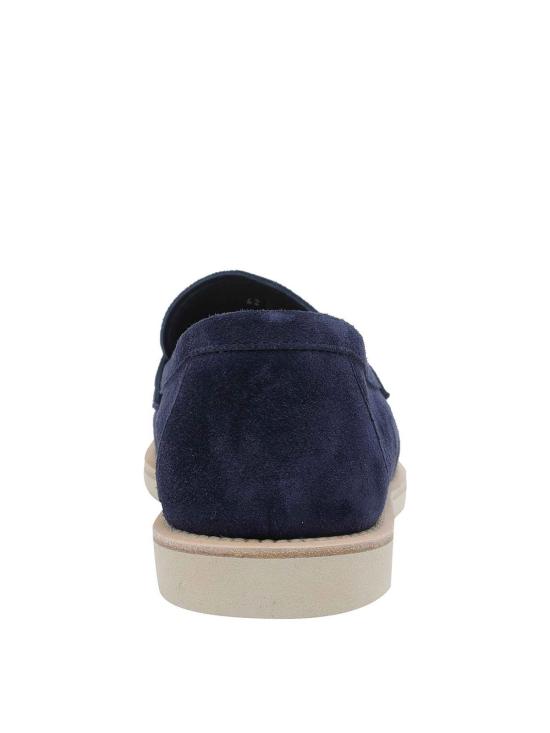 26SS 브루넬로 쿠치넬리 리버스 카프스킨 라이트 페니 로퍼 MZUPAIX653C7975 Blue - BRUNELLO CUCINELLI