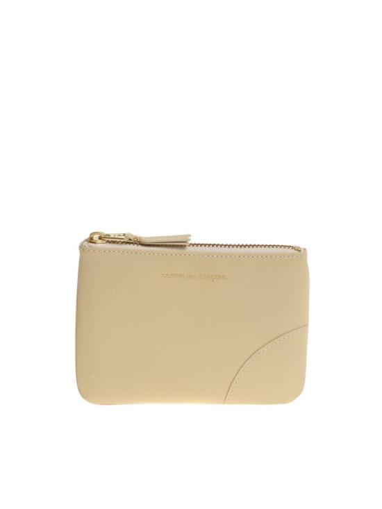 26SS 꼼데가르송 클래식 레더 라인 파우치 SA8100 802 off white BIANCO