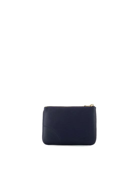 26SS 꼼데가르송 클래식 레더 라인 파우치 SA8100 blu BLU NAVY - COMME DES GARCONS
