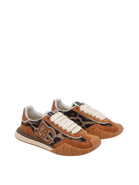 26SS 돌체앤가바나 DG 애슬레틱 패브릭 스니커즈 CK2384A6H65HY13M Brown - DOLCE & GABBANA