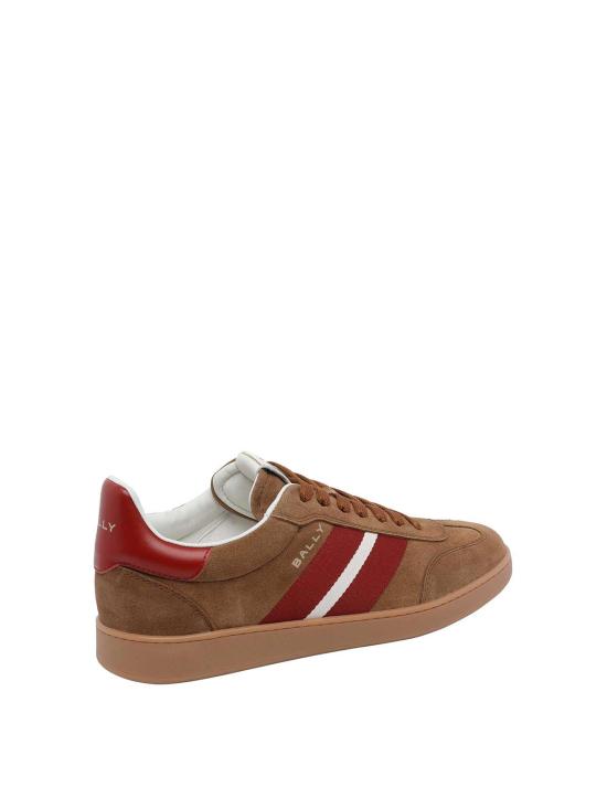 26SS 발리 레트로 크레스트 스니커즈 MSK0F7SU013U8O1 Brown - BALLY