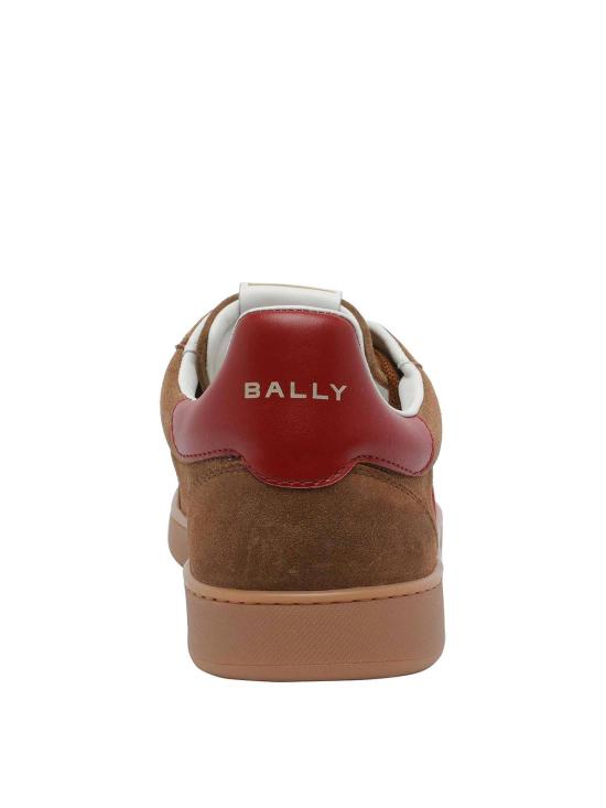 26SS 발리 레트로 크레스트 스니커즈 MSK0F7SU013U8O1 Brown - BALLY