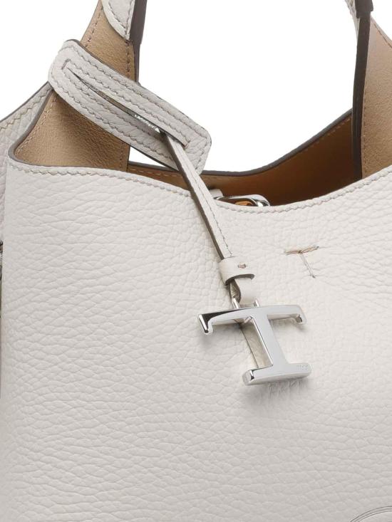 26SS 토즈 마이크로 토트백 XBWAPAEL000QRI1O92 White - TODS