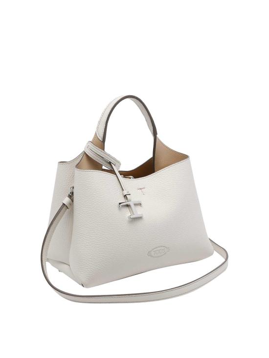 26SS 토즈 마이크로 토트백 XBWAPAEL000QRI1O92 White - TODS