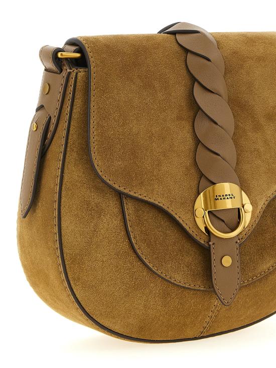 26SS 이자벨마랑 알타이 스웨이드 가죽 스몰 숄더백 BF0099FAC2C21M50TA - ISABEL MARANT