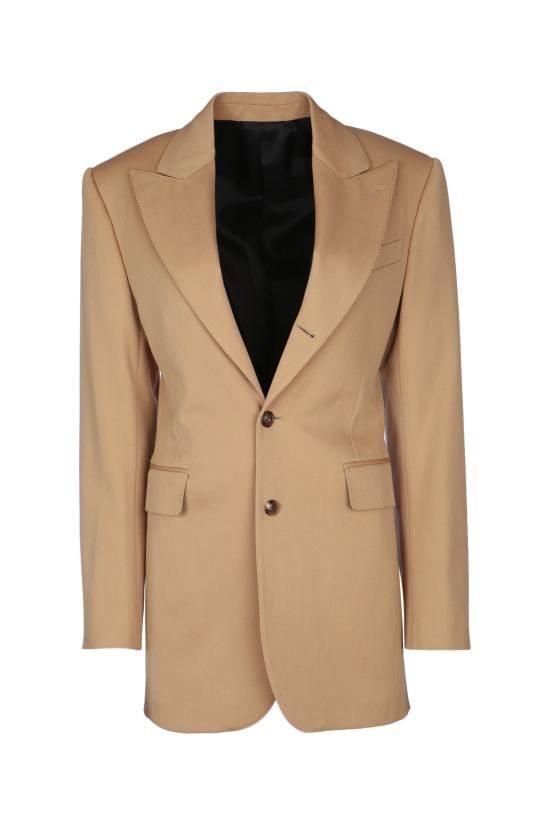 26SS 셀린느 다이애그널 울 콜론 재킷 RV15G092D 04CA CARAMEL