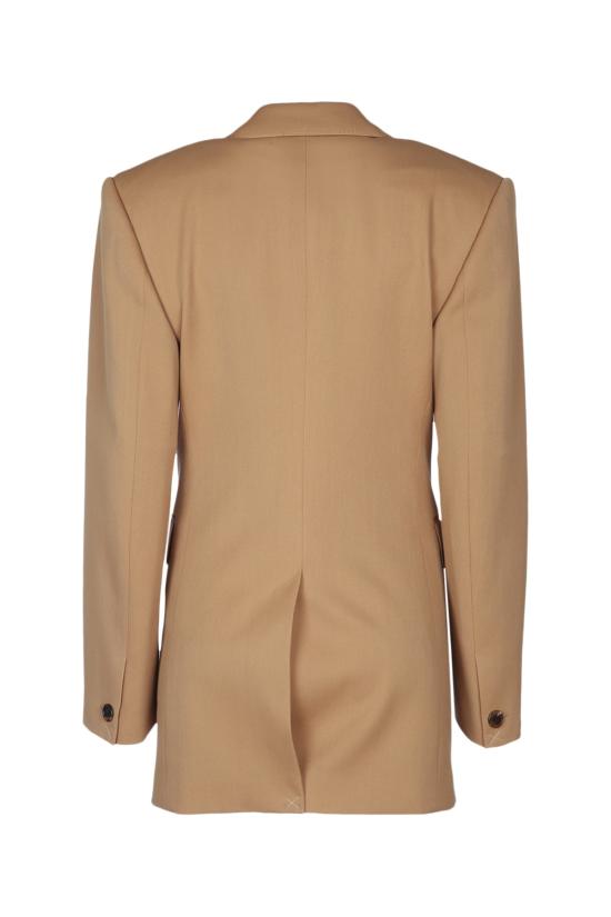 26SS 셀린느 다이애그널 울 콜론 재킷 RV15G092D 04CA CARAMEL - CELINE