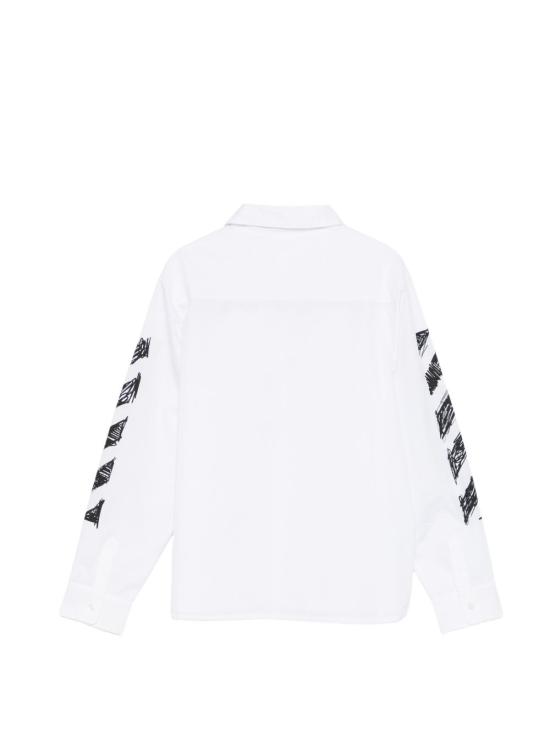 26SS [키즈] 오프화이트 셔츠 44BGA00AS26F001100 WHITE White - OFF WHITE