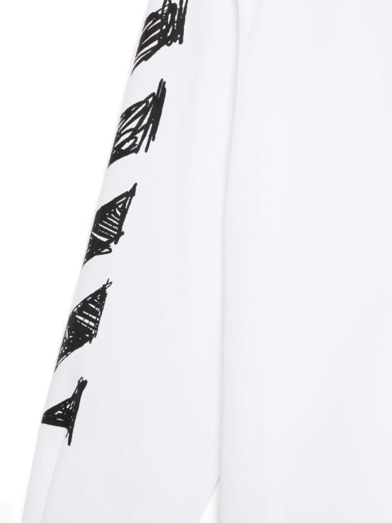 26SS [키즈] 오프화이트 셔츠 44BGA00AS26F001100 WHITE White - OFF WHITE