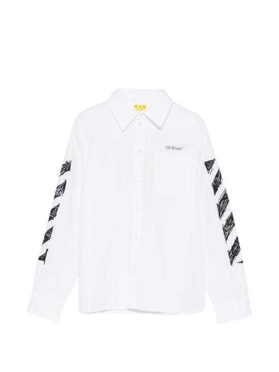 26SS [키즈] 오프화이트 셔츠 44BGA00AS26F001100 WHITE White