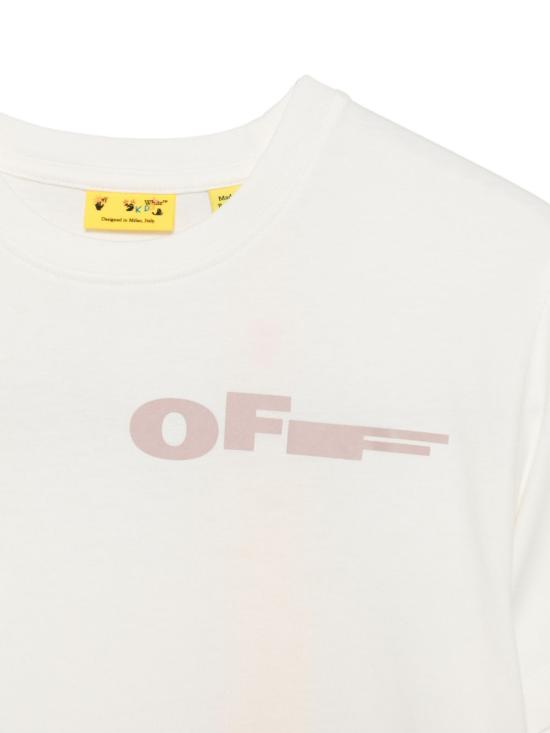 26SS [키즈] 오프화이트 티셔츠 44GAA001S26J007100 WHITE White - OFF WHITE