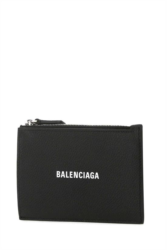 26SS 발렌시아가 남성지갑 6405351IZI3 1090 Black - BALENCIAGA