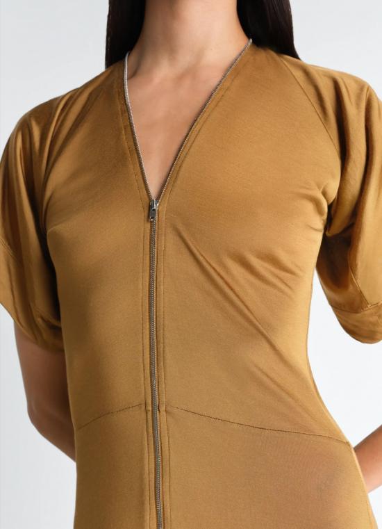 26SS 르메르 미디 원피스 R1144 LJ1049 BR426 Cinnamon brown - LEMAIRE