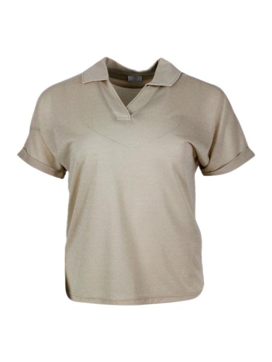 26SS 일레븐티 폴로 티셔츠 M80TSHM18TES0M256 02 Sand