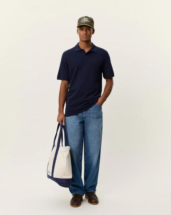 26SS 레듀 반팔 티셔츠 1001299 460DARK NAVY Blue - LES DEUX