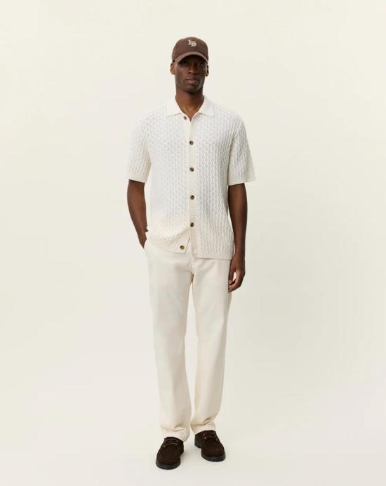 26SS 레듀 반팔 셔츠 1001301 211EGGNOG WHITE White - LES DEUX