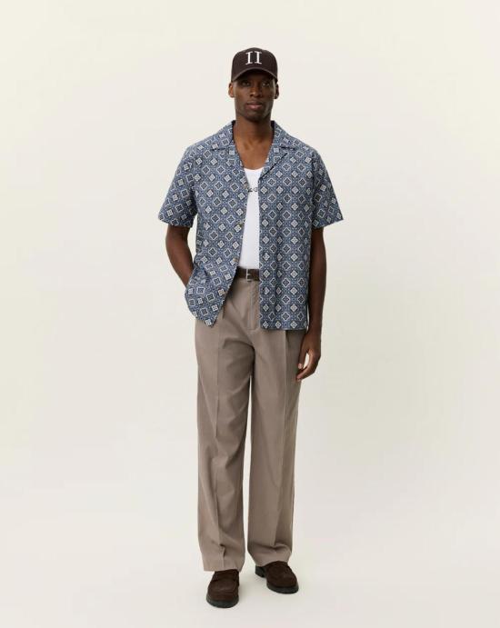 26SS 레듀 반팔 셔츠 1001372 435BLUE FOG Blue - LES DEUX