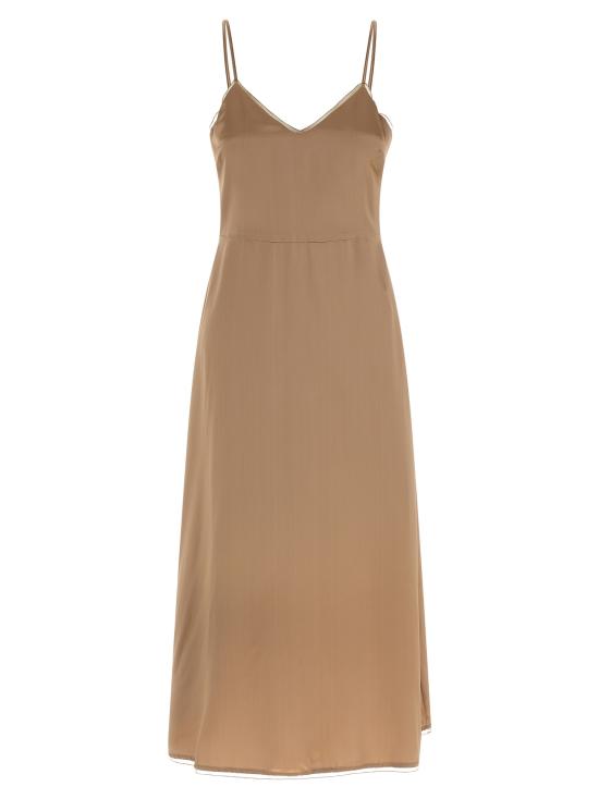 26SS 파비아나 필리피 미디 원피스 ABD266F174L9090157 Beige - FABIANA FILIPPI