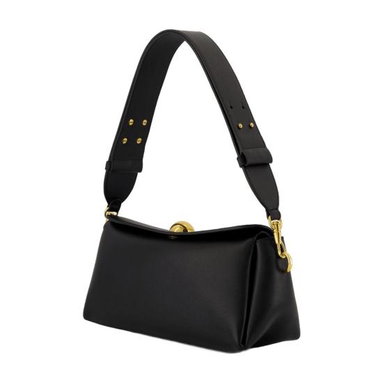 26SS 아미 옐로우 카우 레더 카루젤 백 ULL027 AL0103 001 black - AMI