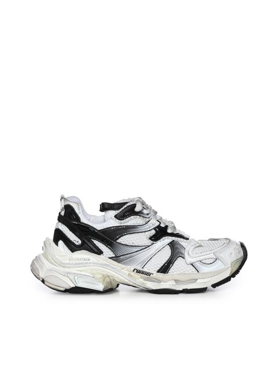 26SS 발렌시아가 러너 스니커즈 779066 WRN2G9010 White Black