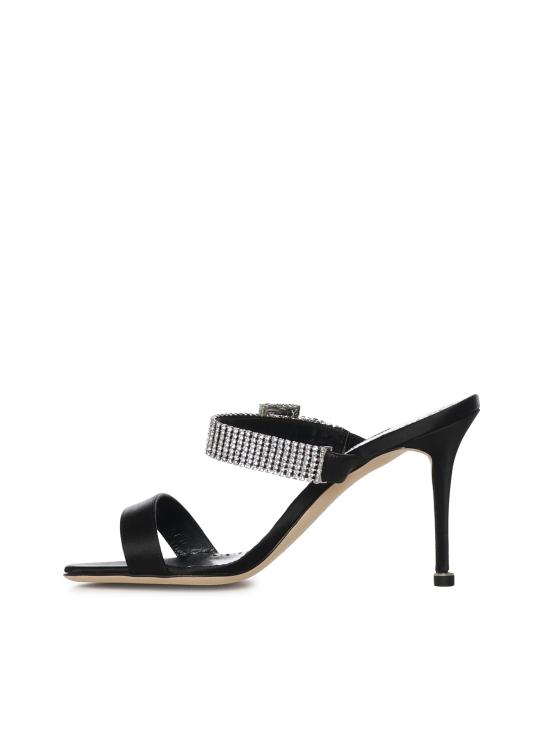 26SS 마놀로 블라닉 뮬/슬리퍼 1263118 0015 BLACK - MANOLO BLAHNIK