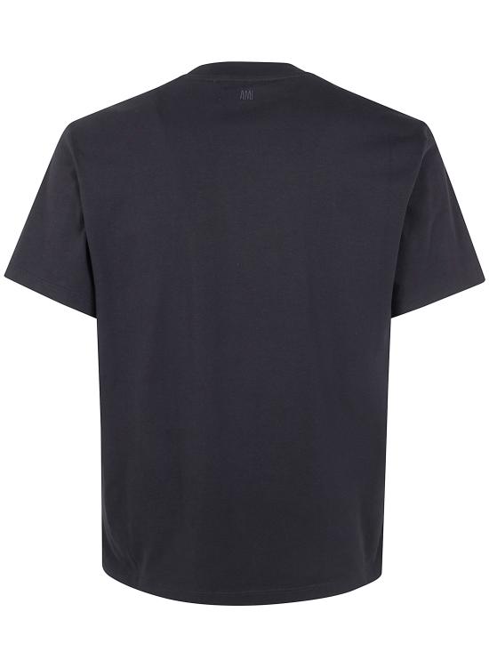 26SS 아미 반팔 티셔츠 HTS346 724 045 BLACK WHITE CREAM - AMI