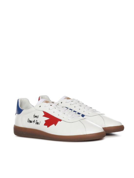 26SS 디스퀘어드2 스니커즈 SNM0468 M1424 White blue red - DSQUARED2