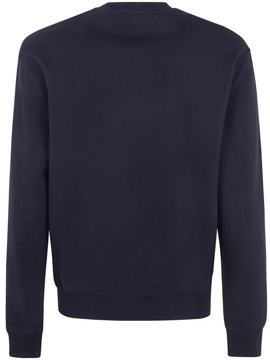 26SS 아미 ADC 크루넥 스웨트 셔츠 HSW763 730 045 BLACK WHITE CREAM - AMI