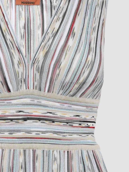 26SS 미소니 미디 스커트 DS26SG13BK01GZSM9ZZ Multicolour - MISSONI