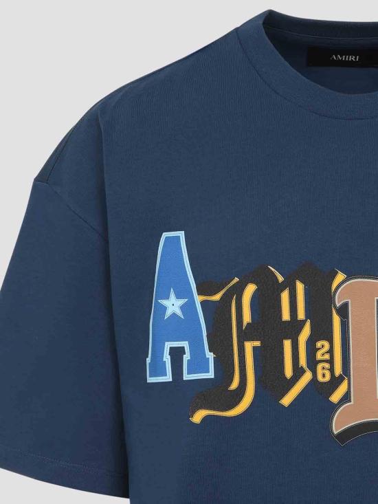 26SS 아미리 반팔 티셔츠 AMTOJR1006DARK Medium Wash - AMIRI