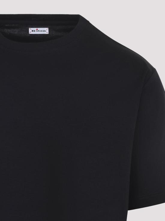 26SS 키톤 반팔 티셔츠 UMC023K06R491302ANERO Black - KITON