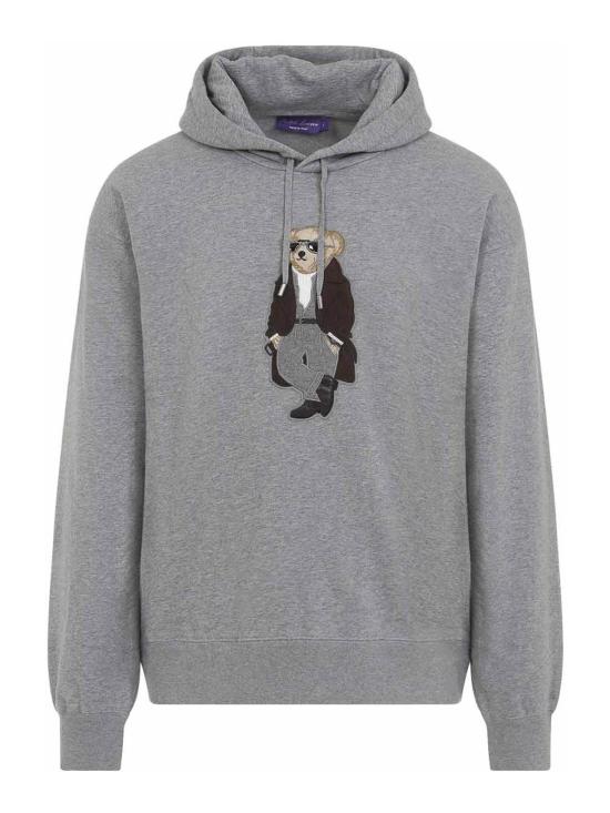 26SS 랄프 로렌 후드 티셔츠 790P08129001 Light Grey