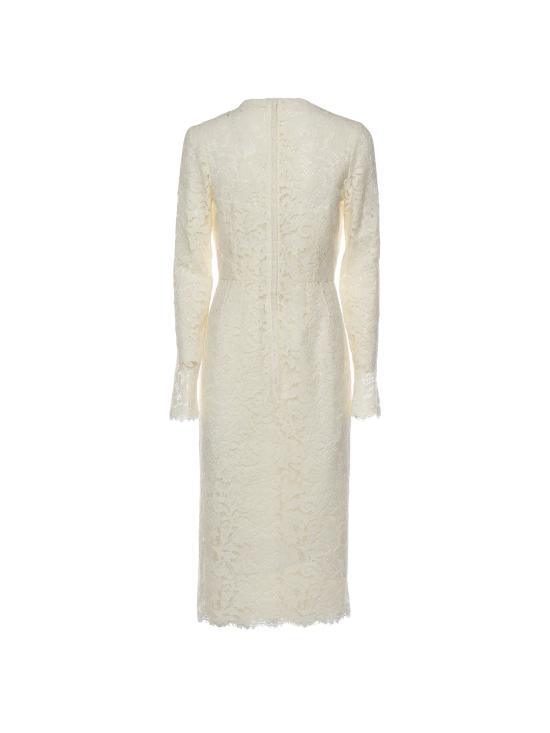 26SS 돌체앤가바나 미디 원피스 F6M0DT HLMTBW0001 White - DOLCE & GABBANA