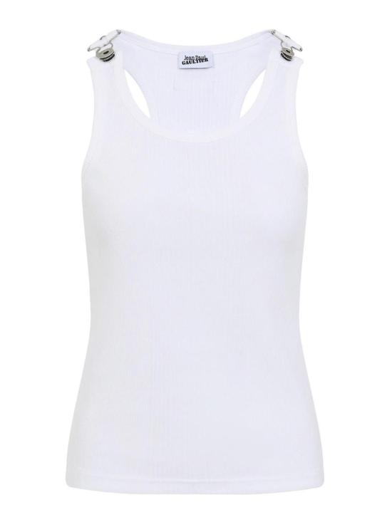 26SS 장 폴 고티에 민소매 티셔츠 2503UTO380J01401 White