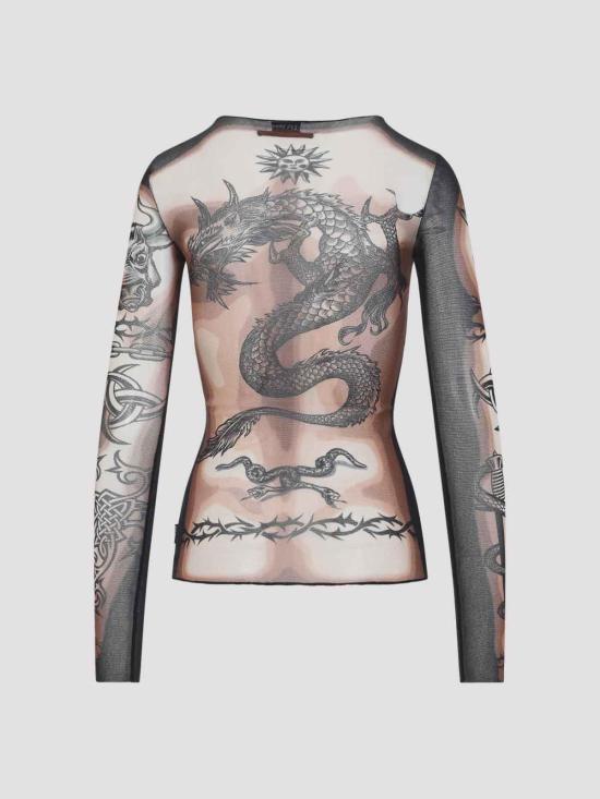 26SS 장 폴 고티에 민소매 티셔츠 2601WTO456M026P636000 Black - JEAN PAUL GAULTIER