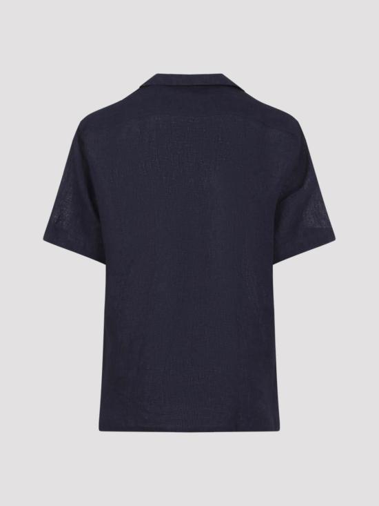 26SS 브리오니 반팔 셔츠 SCFR0LP91114100 Dark Blue - BRIONI