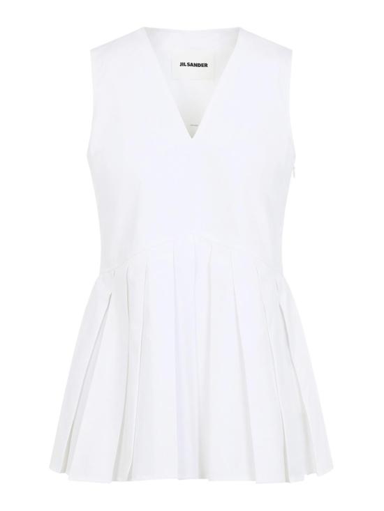 26SS 질샌더 민소매 티셔츠 J01NC0178J45001100 Beige