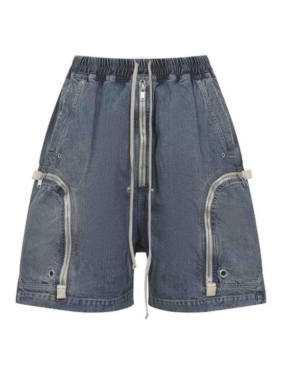 26SS 릭 오웬스 데님 숏팬츠 DU01F4389DWB06 Medium Wash